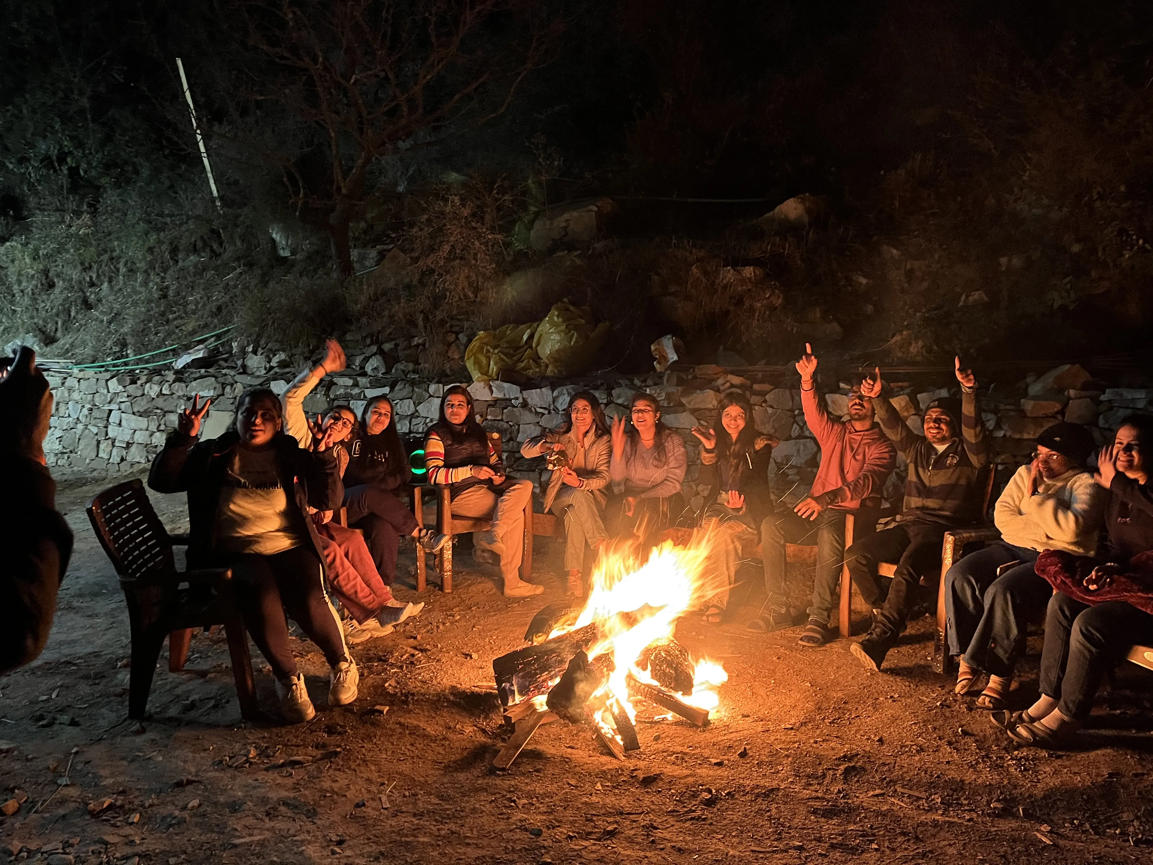 Bonfire Night experience at Rubaroo, Jibhi, Himachal Pradesh