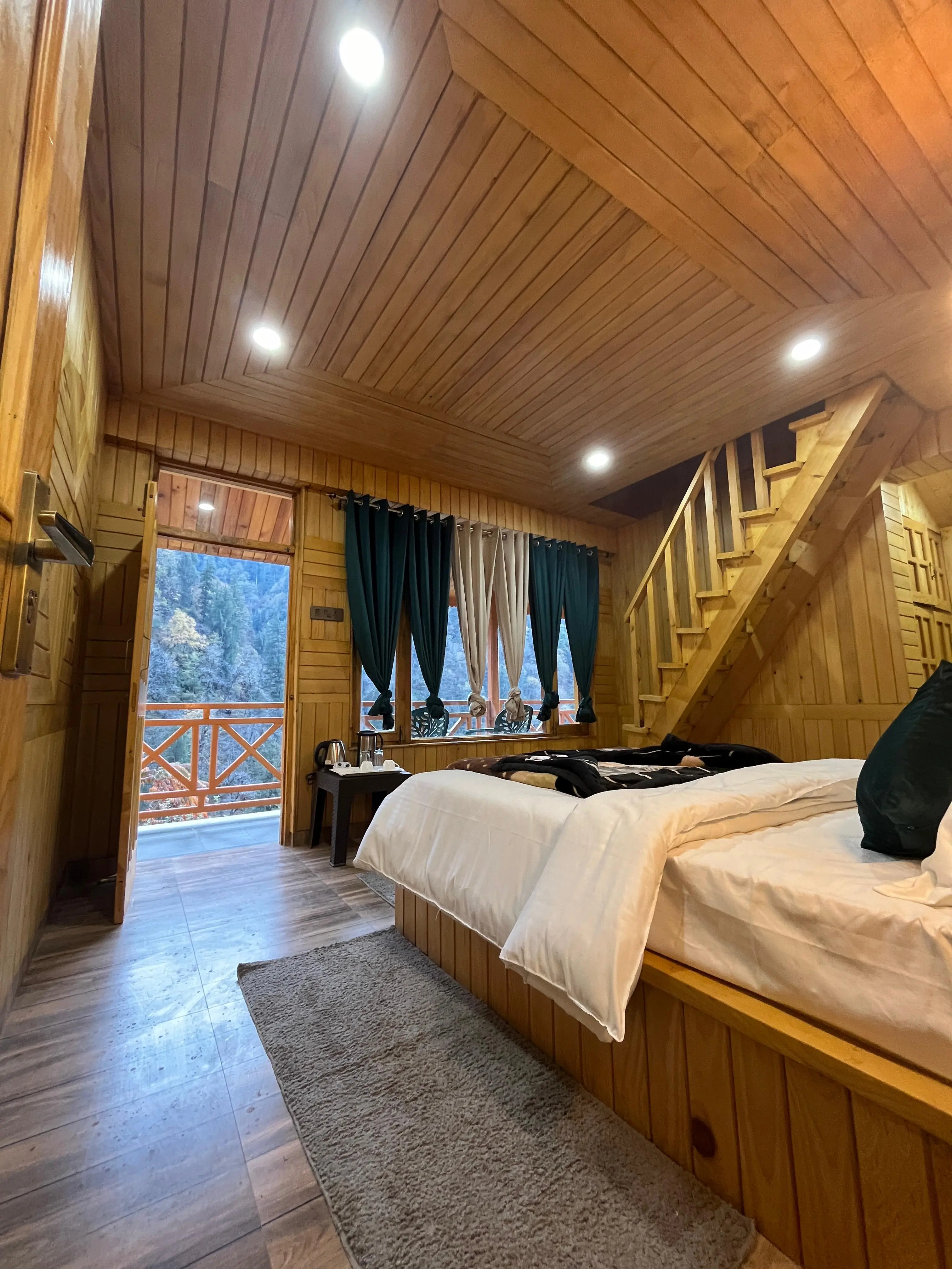 Duplex Room at Rubaroo mountain retreat, Jibhi, Himachal Pradesh